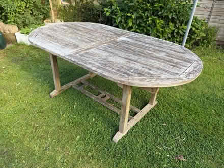 Photo of free Extendable garden table & 2 chairs (Farnham GU9) #2