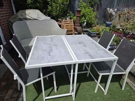 Photo of free Garden table & 4 chairs (Ebbw vale, Rassau NP23) #1