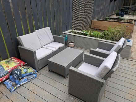 Photo of free Garden sofa, table and chairs set (Mosspark, Glasgow G52) #4