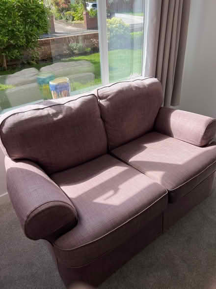 Photo of free 2 Settees and one Poufe (Walton Lea WA4) #2