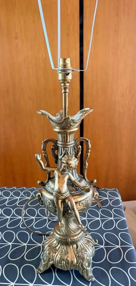 Photo of free Decorative Brass Table Lamp Base (Mitcham's Corner CB4) #1