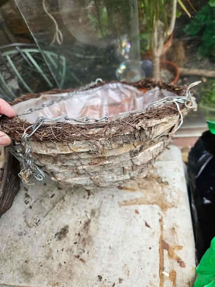 Photo of free Wicker hanging baskets (Loughborough LE11) #1