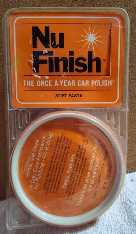 Photo of free NuFinish Car Wax - new / sealed (Saugus) #1