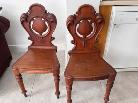 Photo of free 2 antique chairs in need of repair (Dublin 18) #3