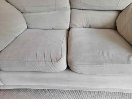 Photo of free Cream 2/3 seater sofa and chair (Matlock DE4) #2
