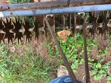 Photo of free Spike Aerator, broken wheel, for ride on mower (Billing Road East area NN3) #2