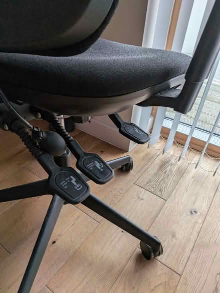 Photo of free Black Office Chair (Ovingdean BN2) #3