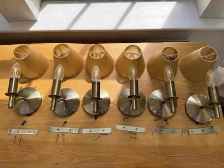 Photo of free Six wall lights with bulbs (St John's TN13) #2