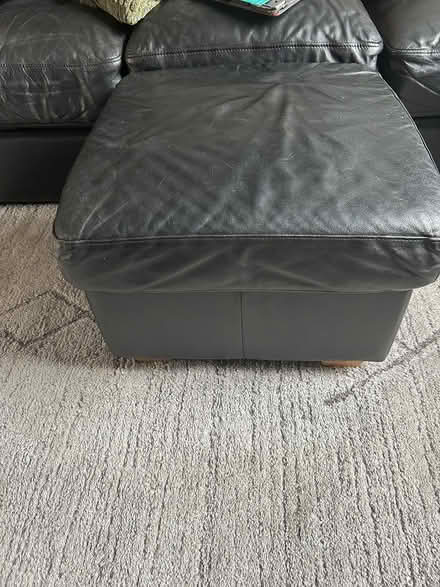 Photo of free Leather storage footstool (Emscote Warwick CV34) #2