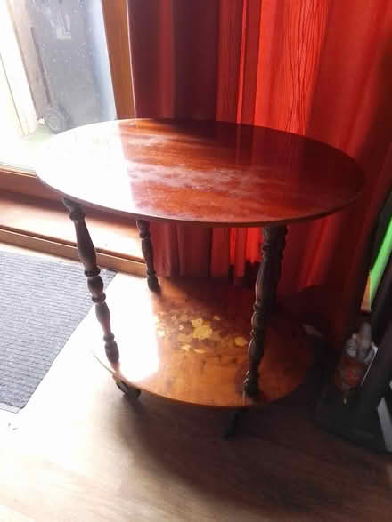 Photo of free Wooden table on wheels (Killamarsh S21) #1