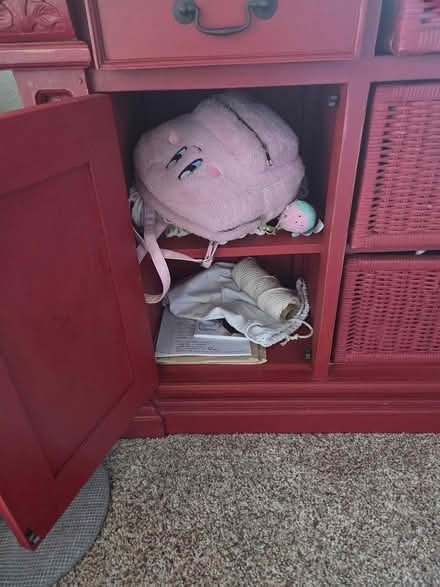 Photo of free Red Sideboard Buffet (Linda Mar, Pacifica) #2