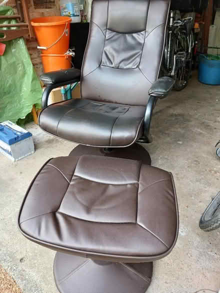 Photo of free Dark brown swivel/reclining chair (Rowlands Gill NE39) #1