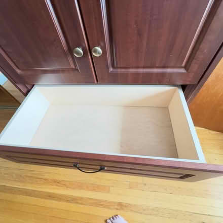 Photo of free tall hardwood cupboard (Pharmacy and Eglinton area) #3