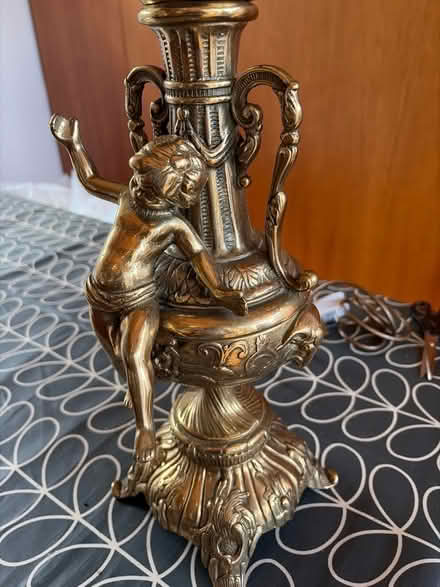 Photo of free Decorative Brass Table Lamp Base (Mitcham's Corner CB4) #2
