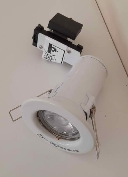 Photo of free GU10 Down lights. White (Hinxworth) #1