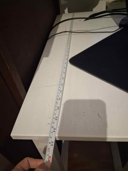 Photo of free White wood corner desk (RG30) #2