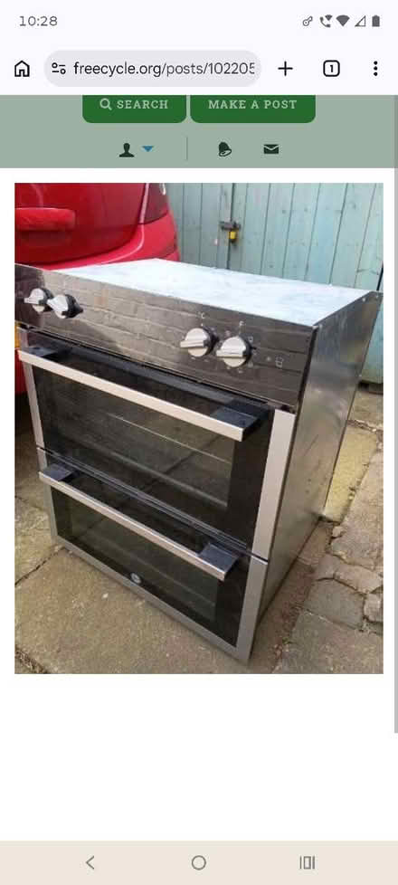 Photo of free Double electric oven (WF17) #1