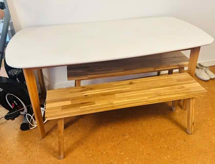 Photo of free Breakfast Table (with Two Benches) (Holland Park W11) #2