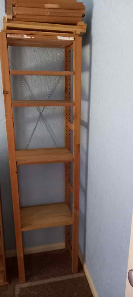 Photo of free Wooden chest, trolley and shelf unit (Old Harlow CM17) #3