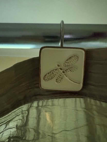 Photo of free Dragonfly shower curtain + (Croton-on-Hudson) #2