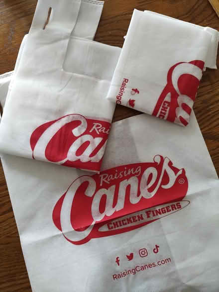 Photo of free Cane's bags (Odenton) #1