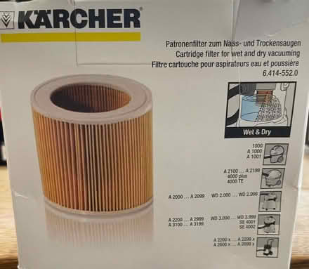 Photo of free Karcher cartridge filter (Dean EH4) #1