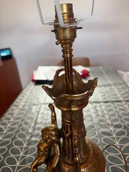 Photo of free Decorative Brass Table Lamp Base (Mitcham's Corner CB4) #3
