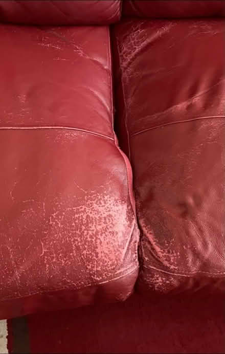 Photo of free Extra large 3 seater Red sofa (Battersea SW11) #3