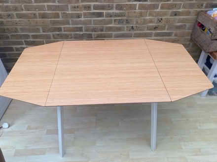 Photo of free IKEA PS 2012 Bamboo drop leaf table (Stoke newington N16) #4
