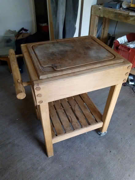 Photo of free Butcher's Block Kitchen table (Highbury N5) #2