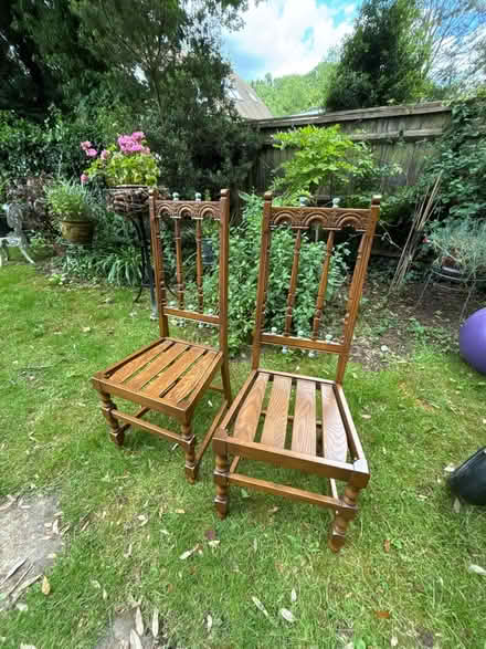 Photo of free Ercol 4 Dinning Room Chairs (Mongewell Wallingford OX10) #1
