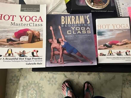 Photo of free HOT YOGA dvd and books (Groton off of Gay Rd.) #1