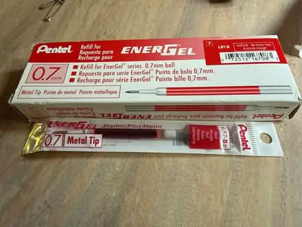 Photo of free Red Energel pen refills (Winchester on Arlington line) #1