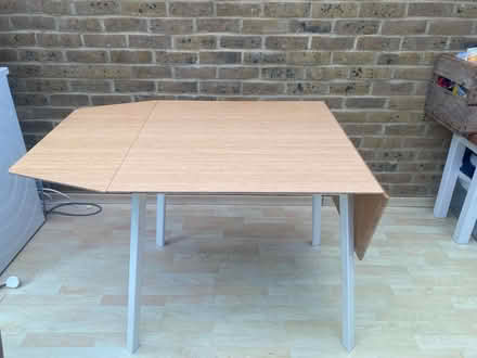 Photo of free IKEA PS 2012 Bamboo drop leaf table (Stoke newington N16) #1