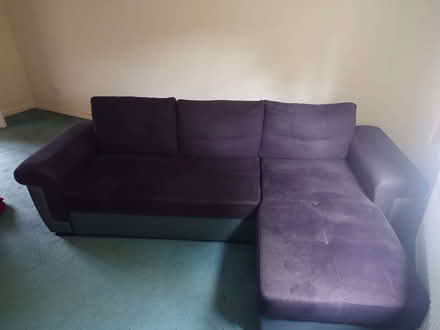 Photo of free Black sofa (Chilton OX11) #1