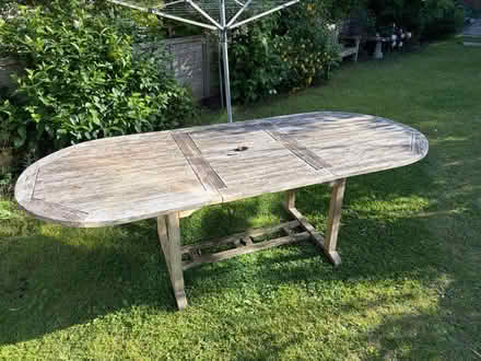 Photo of free Extendable garden table & 2 chairs (Farnham GU9) #4