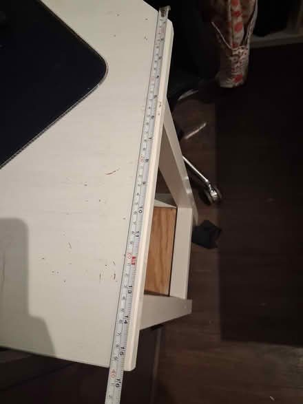 Photo of free White wood corner desk (RG30) #3