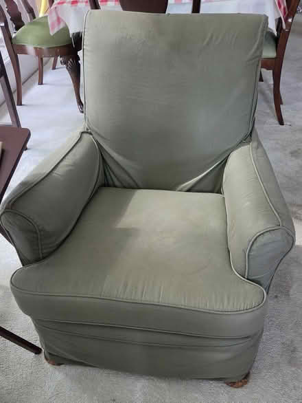 Photo of free very old upholstered chair (Cherry Hill - Erlton) #1