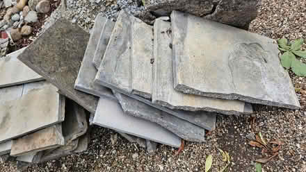 Photo of free Concrete slabs grey riven finish (Old Harlow CM17) #2