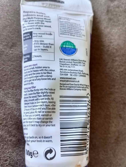 Photo of free Medium wood multipurpose wood filler (Ashton-U-Lyne OL7) #2