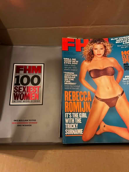 Photo of free FHM and Maxim magazines from 1996ish to early 2000s. (High Town LU2) #2