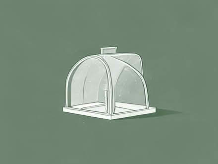 Photo of mini plastic greenhouse with zipped cover (Chesham HP5) #1