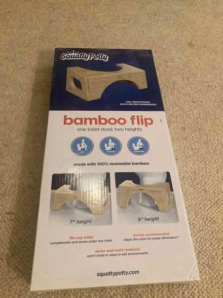 Photo of free Bamboo toilet stool (Stoke newington N16) #2