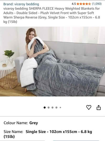 Photo of free Weighted blanket (Penrith CA11) #1