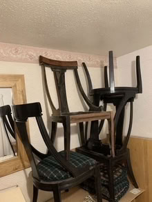 Photo of free Dinning chairs (Tottington Bury BL8 3NU) #2