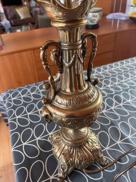 Photo of free Decorative Brass Table Lamp Base (Mitcham's Corner CB4) #4