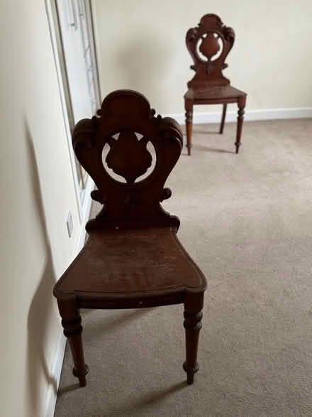 Photo of free 2 antique chairs in need of repair (Dublin 18) #1