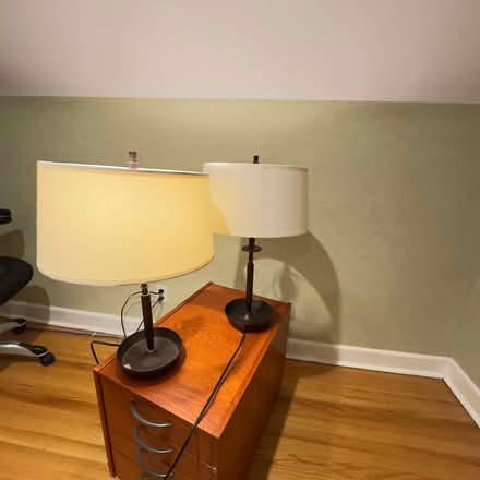 Photo of free two matching table lamps (Pharmacy and Eglinton area) #2