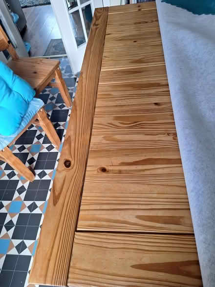 Photo of free Dining table and 4 high back chairs (Merseyside) #1