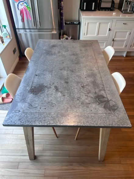 Photo of free Loaf zinc top table (Cowbridge) #2